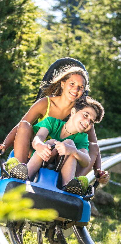 Alpine Coaster the summer rollercoaster in Gardon